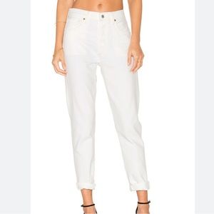 Citizens of Humanity Liya jeans in white/ivory